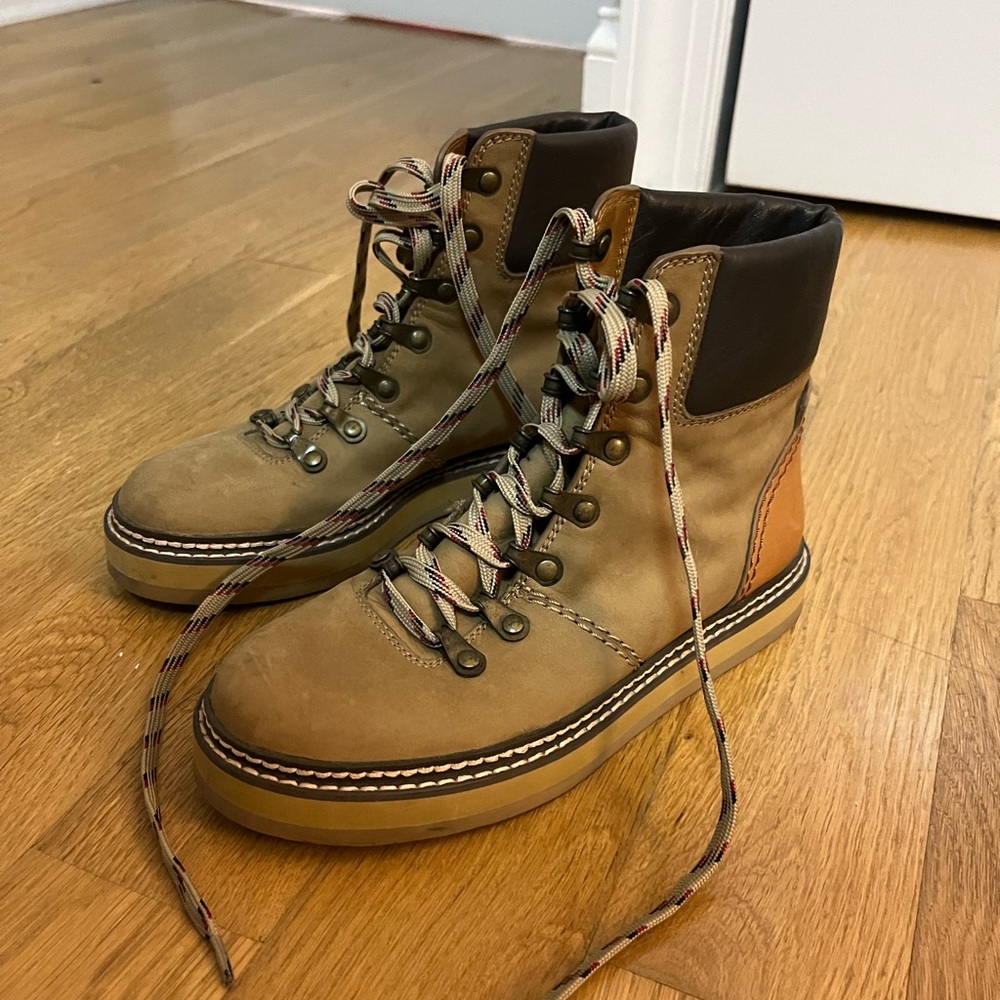 See by Chloe tan boots size 5